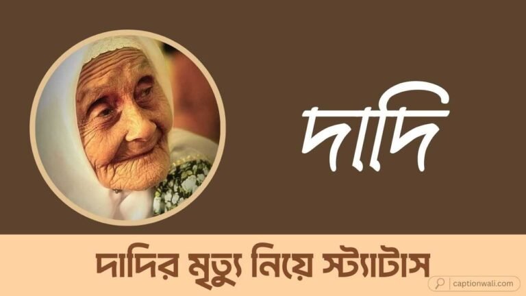 দাদির মৃত্যু নিয়ে স্ট্যাটাস