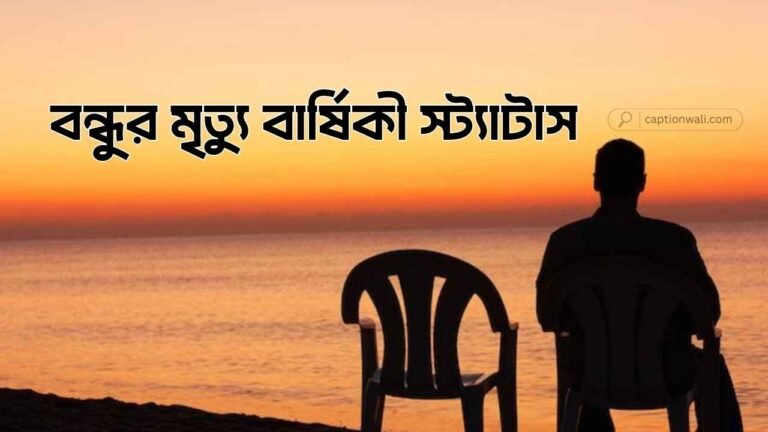 বন্ধুর মৃত্যু বার্ষিকী স্ট্যাটাস