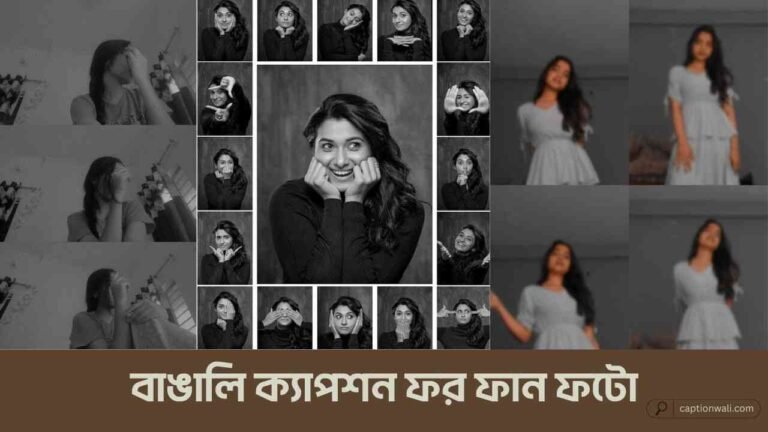 বাঙালি ক্যাপশন ফর ফান ফটো