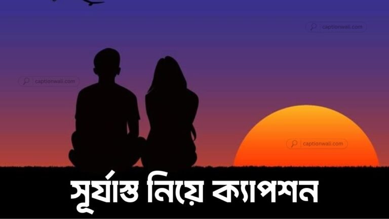 সূর্যাস্ত নিয়ে ক্যাপশন