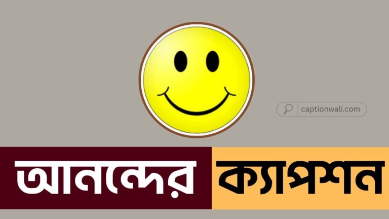 আনন্দের ক্যাপশন