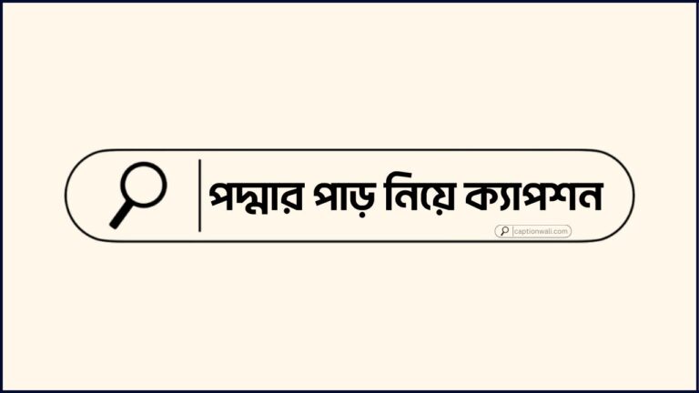 পদ্মার পাড় নিয়ে ক্যাপশন