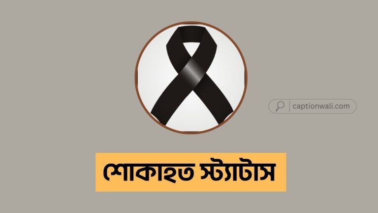 প্রিয়জনের মৃত্যুতে শোকাহত স্ট্যাটাস