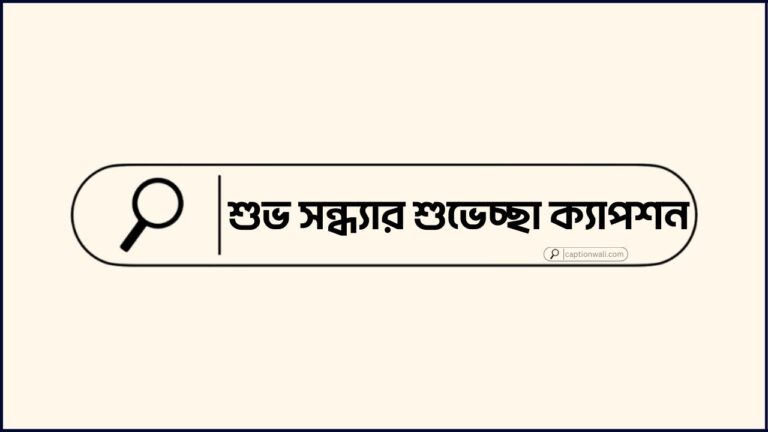 শুভ সন্ধ্যার শুভেচ্ছা ক্যাপশন
